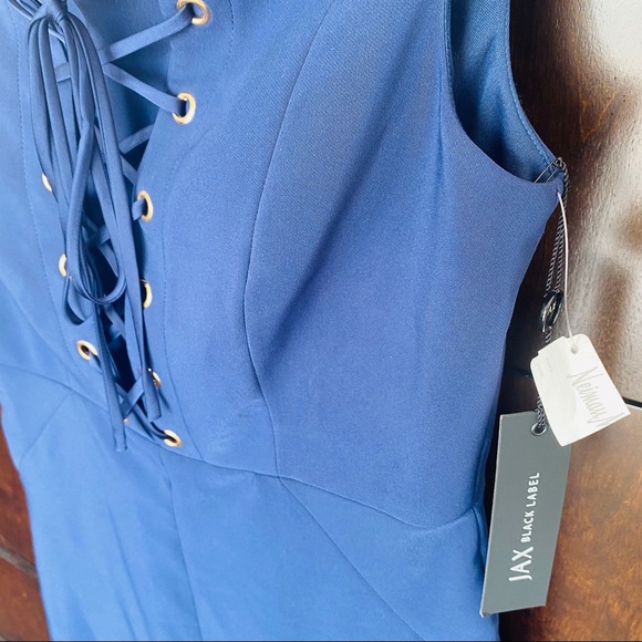 🦋NWT! Neiman Marcus Navy Blue Dress SZ 8 No where to wear - Picture 6 of 16